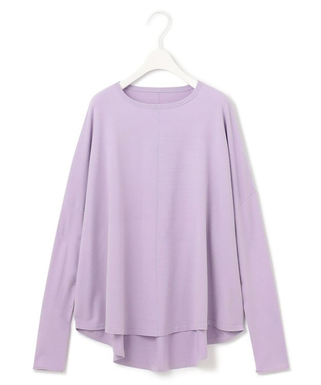 ICB 【洗える】 ヴィスコースワイド プルオーバー ライトグレープ系