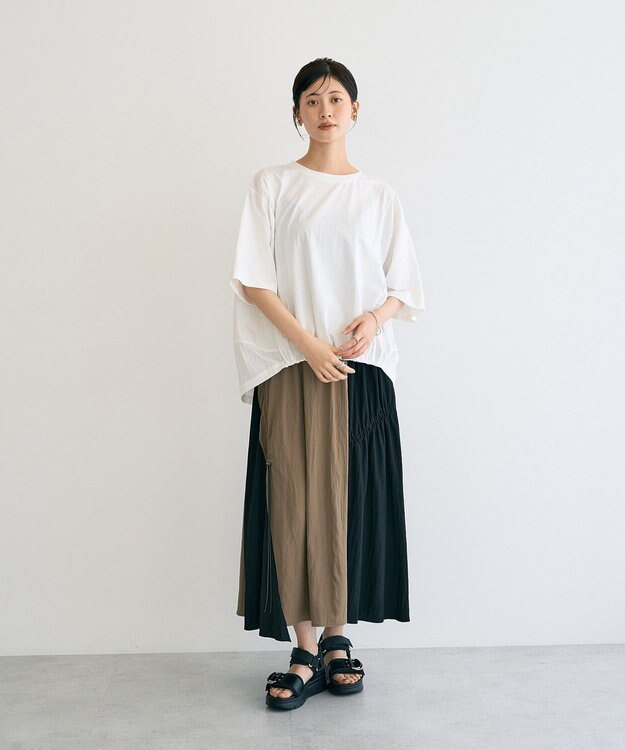 YECCA VECCA 素材MIXカットプルオーバー White