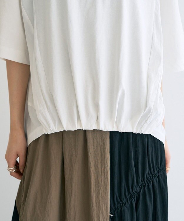 YECCA VECCA 素材MIXカットプルオーバー White