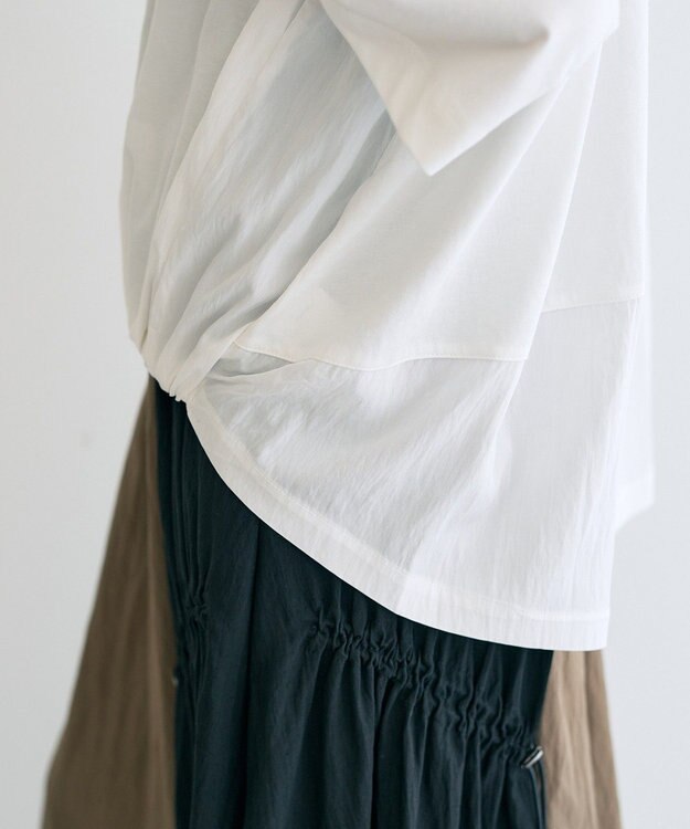 YECCA VECCA 素材MIXカットプルオーバー White