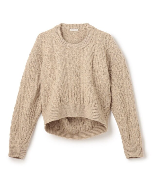BEIGE， PROTAGONISTA / ケーブルニット Beige
