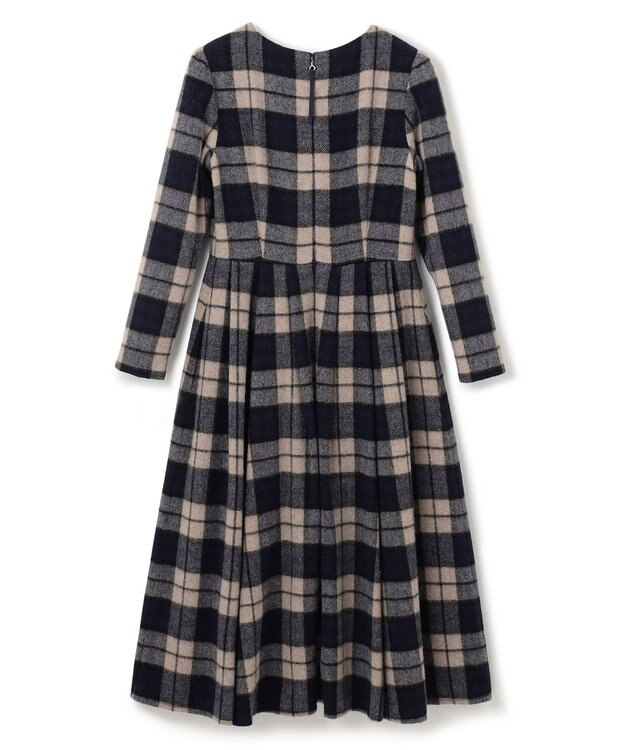 TOCCA 【00サイズあり】DAY TRIP ドレス ベージュ×チェック柄