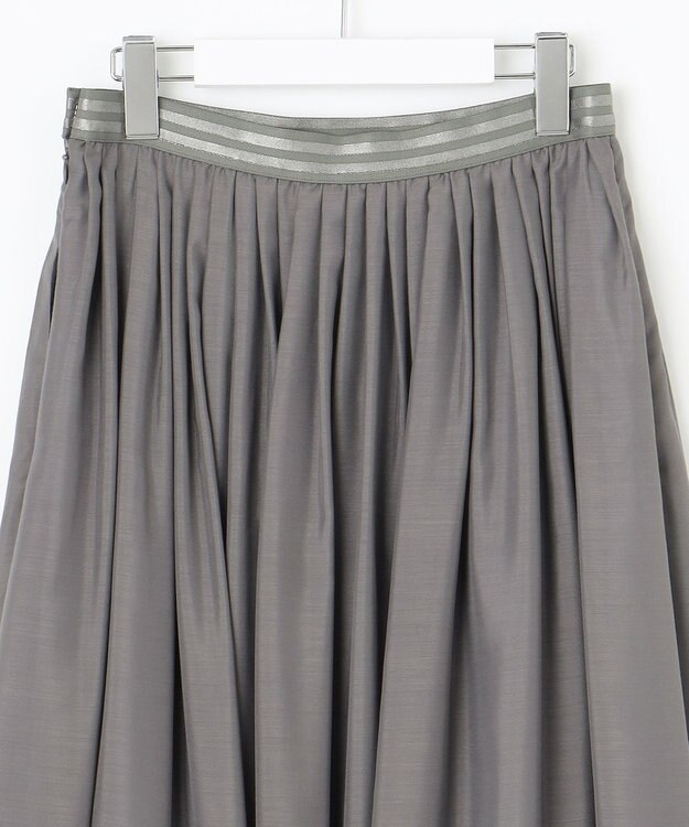 自由区 S シアー スカート セピア