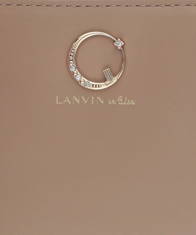 LANVIN en Bleu ルナ Lファスナー二つ折り財布 ベージュ