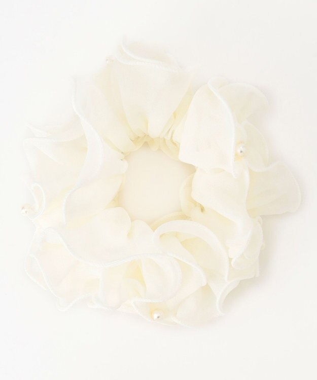 ANY SIS フリル シュシュ アイボリー