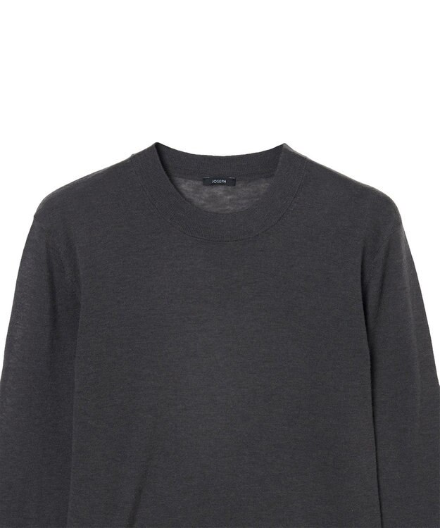 JOSEPH 【WEB＆OUTLET限定】ウールエアー ラウンドネックニット Slate