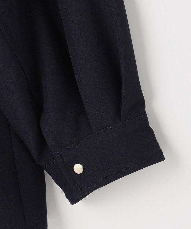 ANY SIS S 【2WAY】エレカジストレッチ フーデットハーフ アウター ネイビー系