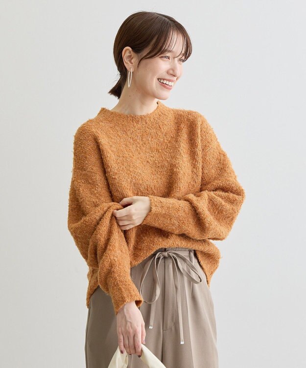 Green Parks ブークレニットプルオーバー Orange