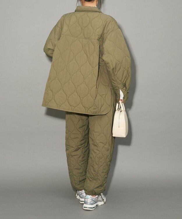 Green Parks キルティングカーブパンツ Khaki