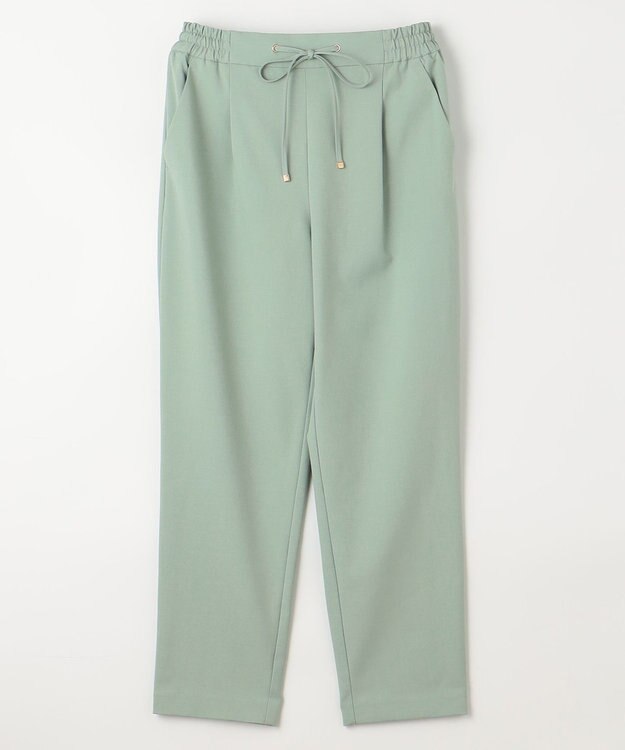 ANY 【ウエストゴム/ストレッチ/セットアップ可】イージィケアストレッチテーパードパンツ ミントグリーン