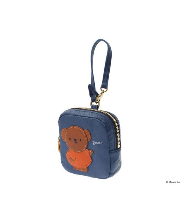 genten 【WEB限定】miffy collection ポーチ「ボリス」 ブルー