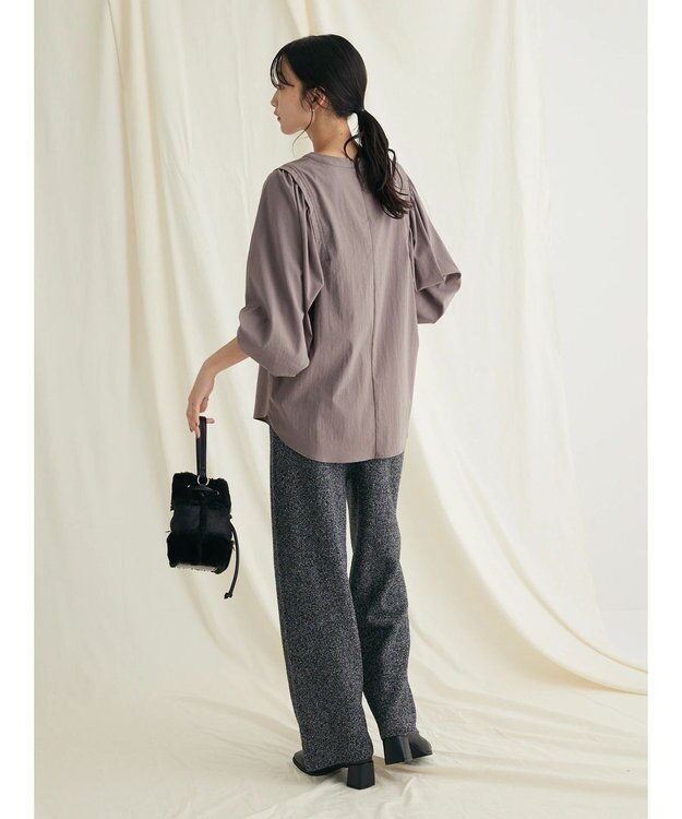 CRAFT STANDARD BOUTIQUE レーヨンデシンドルマンブラウス Mocha