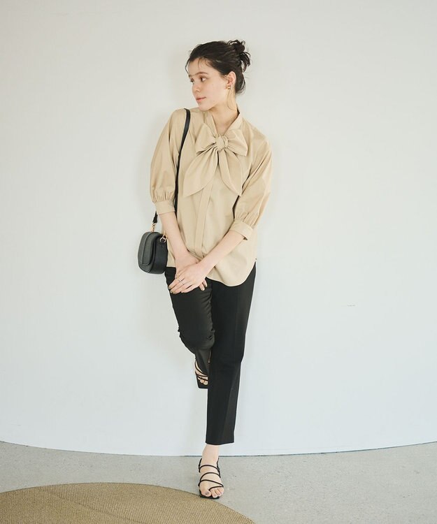 #Newans 【洗濯機可能/シワになりにくい】ラビットタイシャツ ベージュ