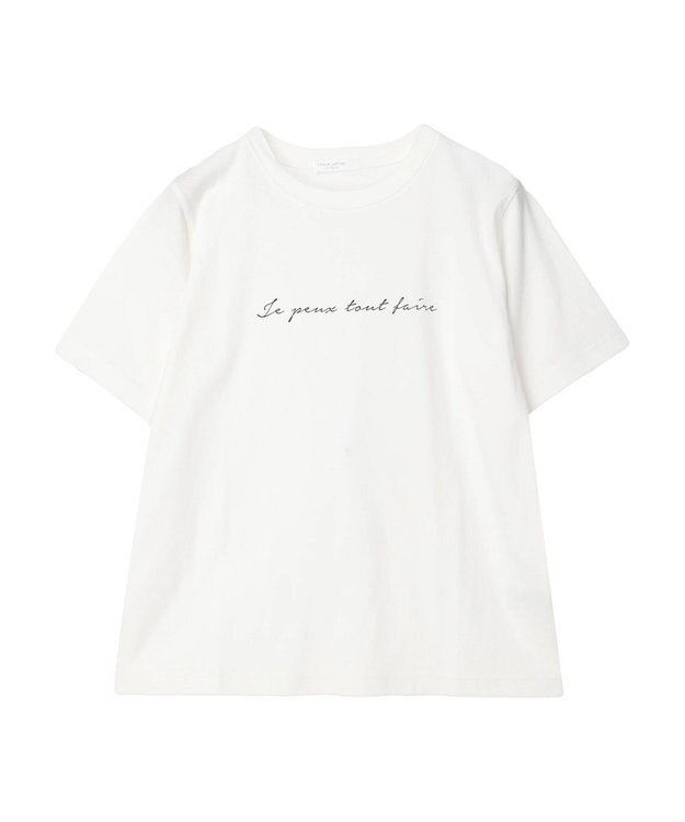 Green Parks 筆記体レギュラーＴシャツ Off White