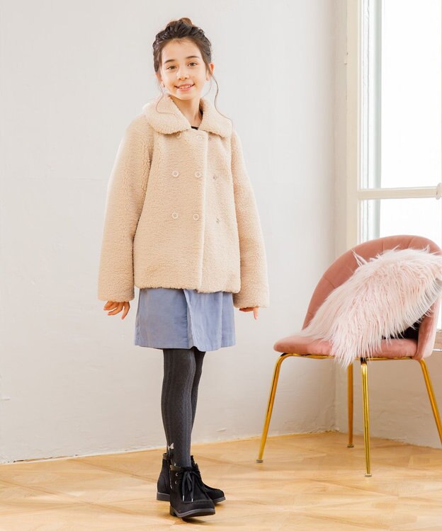 組曲 KIDS 【110-140㎝】コーデュロイ キュロット サックスブルー系