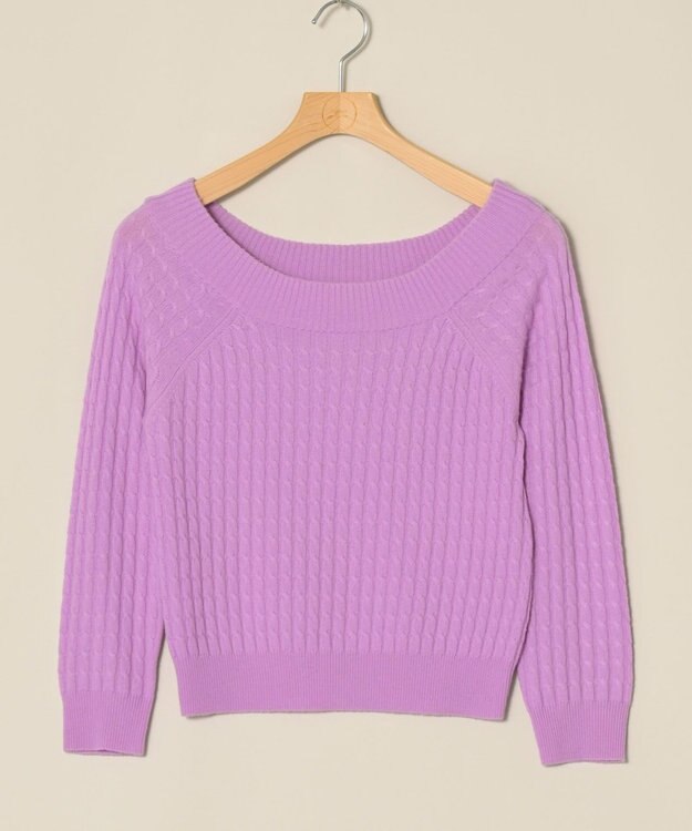 ONWARD Reuse Park 【組曲】ニット秋冬 パープル