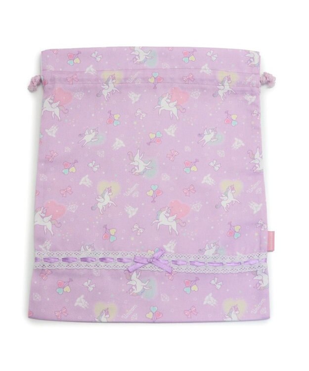 Mother garden マザーガーデン ユニコーン 巾着 大 《ハピネス柄》 -