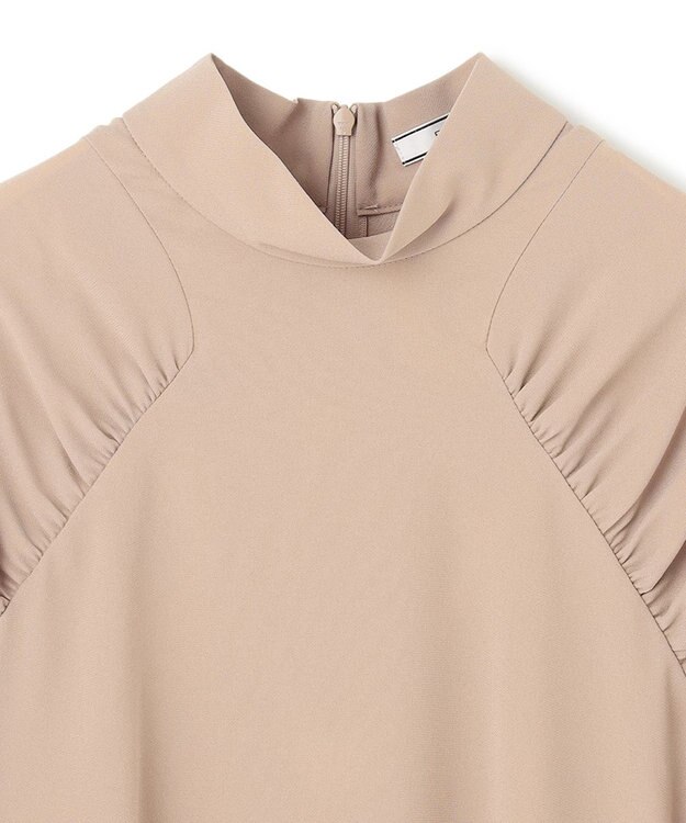 BEIGE， 【洗える】FLEUR / ギャザーブラウス Beige