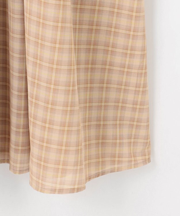 組曲 ライトトロピカル ワンピース ベージュ系3