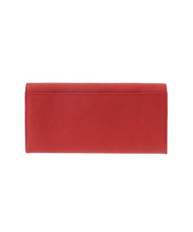 genten 【新色】フレスコ フラップ長財布 アカ