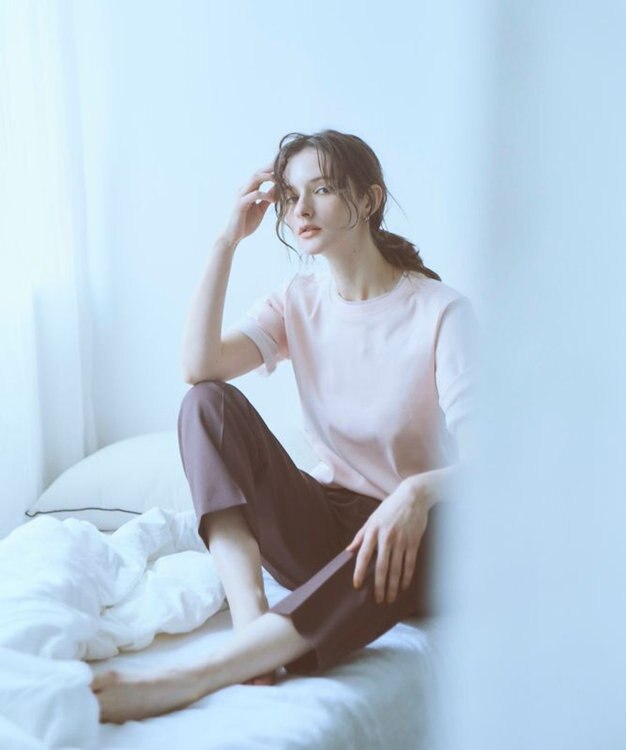 FORFORMO Layered T-shirt レイヤードTシャツ ピンク