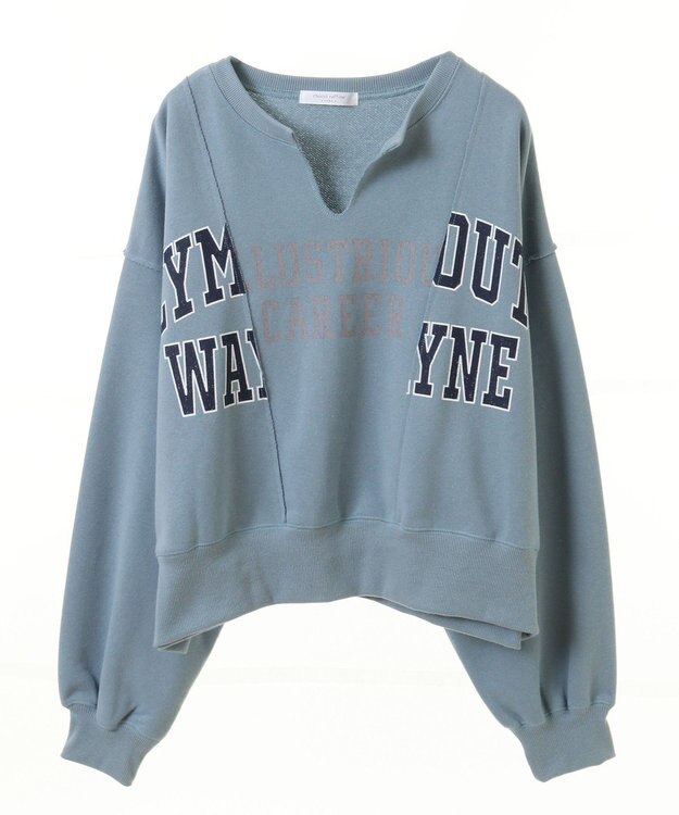 Green Parks リメイクロゴスウェット Charcoal Gray