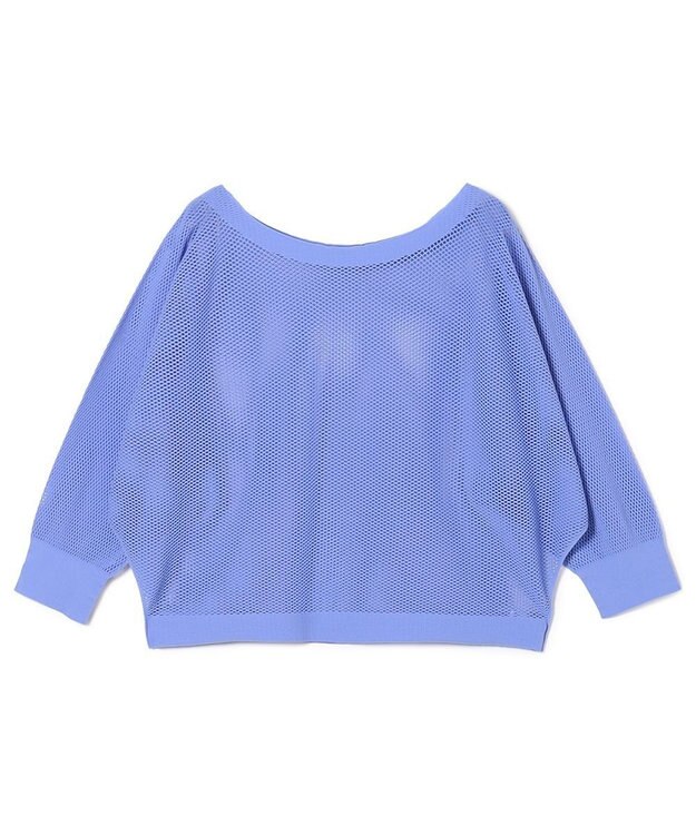 Chacott 【ノーソーイングニット】7分袖メッシュニットTシャツ シオン
