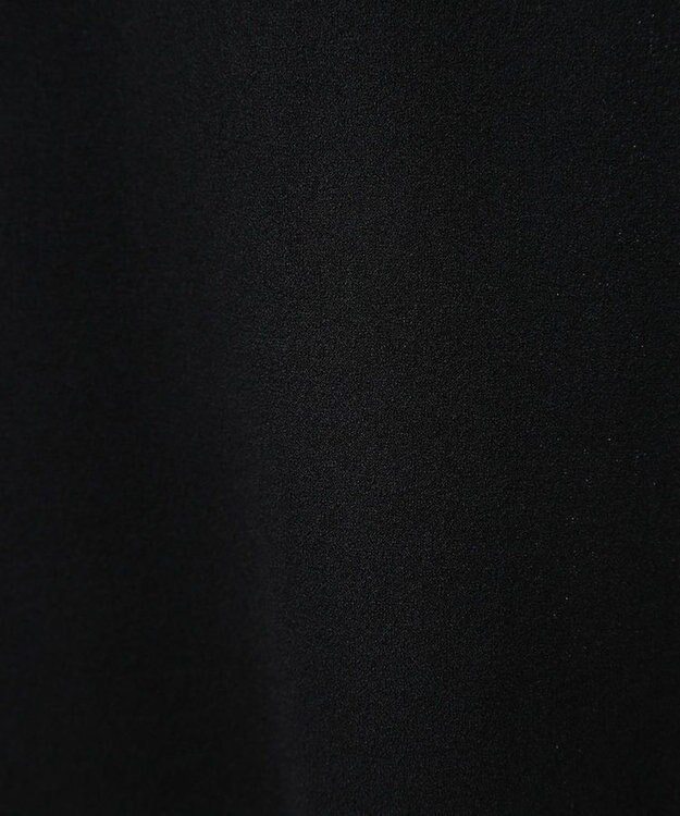 Green Parks カットジョーゼットペプラムベスト Black