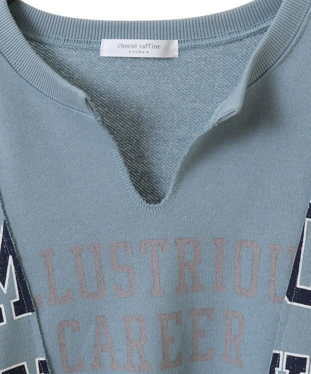 Green Parks リメイクロゴスウェット Charcoal Gray