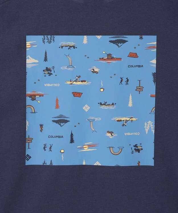 Columbia Columbia/ レイクトゥアベニューグラフィックロングスリーブTシャツ /コロンビア Nocturnal