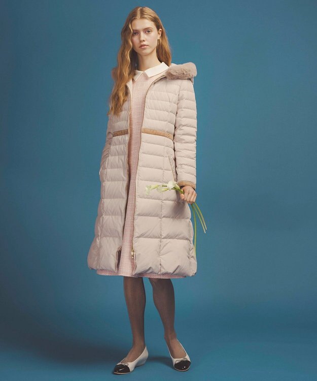 TOCCA 【消臭】HEART SHOT ロングダウンコート ベージュ系