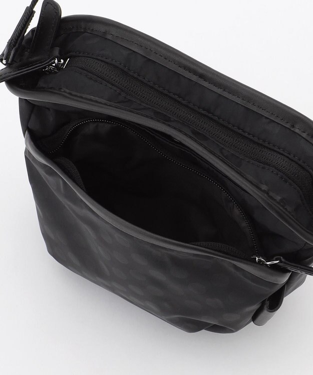 Y'SACCS Polka Dots　パイピングポケットポシェット ブラック