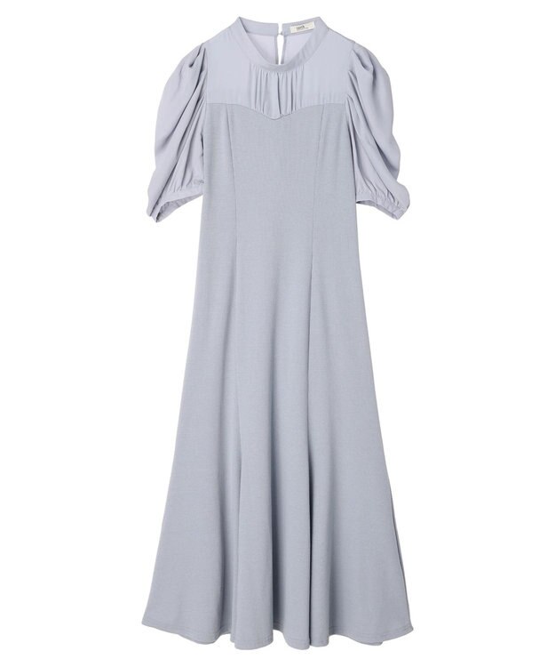 earth music&ecology リブドッキングワンピース Gray