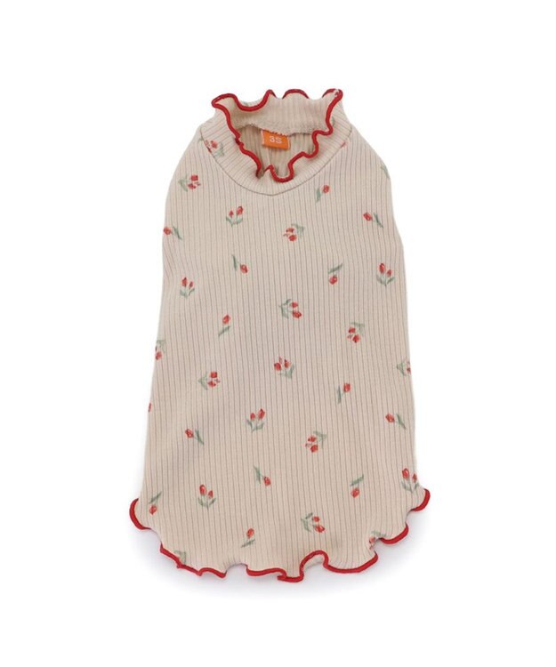 PET PARADISE ペットパラダイス お花のびのび リブ Tシャツ  小型犬 お花