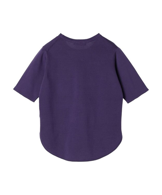 AMERICAN HOLIC ５分袖ニットプルオーバー Purple