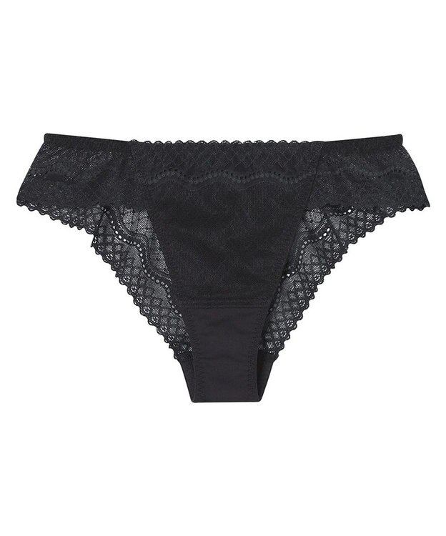 une nana cool 【リニューアル】364ブラ レース ソング Ｔバックショーツ ブラック