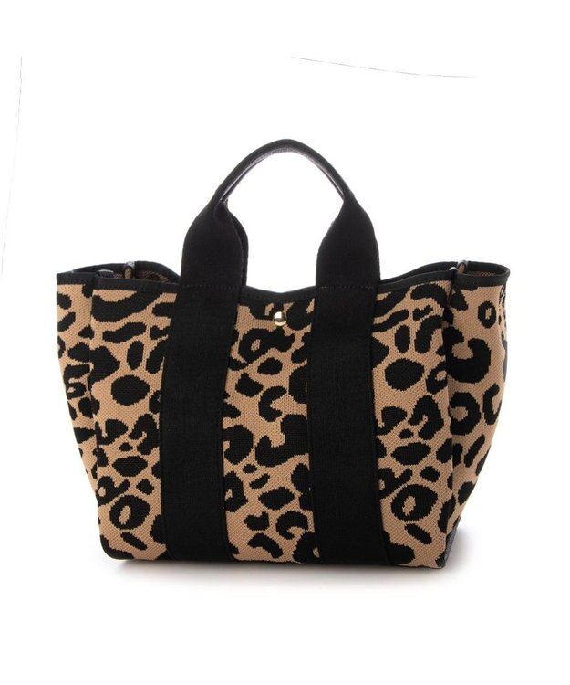 UNBILLION カシュカシュ cachecache / 柄アソートジャガード2wayトートバッグ レオ