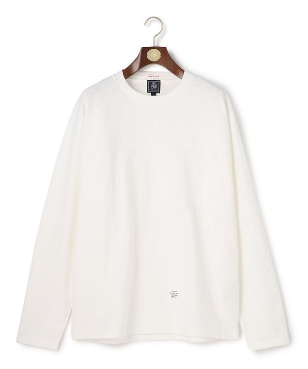 J.PRESS MEN 【J.PRESS ORIGINALS】Old Vintage Jersey Football T-shirt / Japan Made ホワイト系