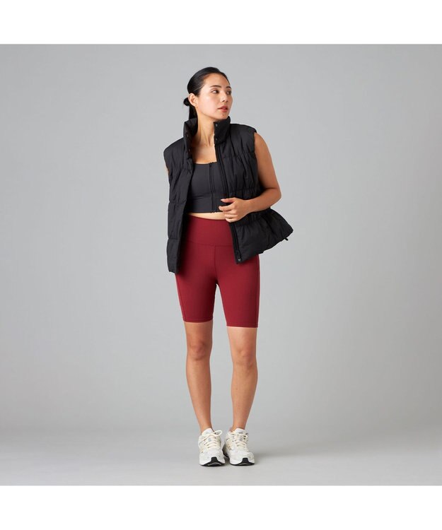 Chacott Chacott BALANCE Boost ポケットバイカーレギンス ワインレッド