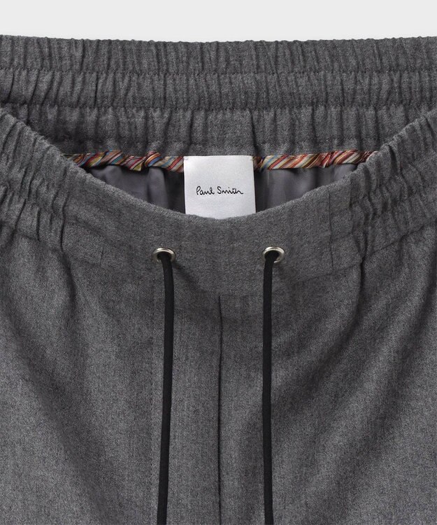 Paul Smith ウールフランネル ワイドパンツ グレー