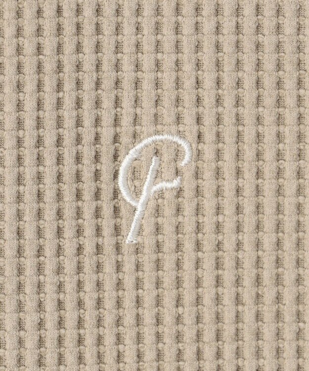 23区GOLF 【23Fondation/WOMEN】【UVケア】テクニカルワッフル ポロ ベージュ系