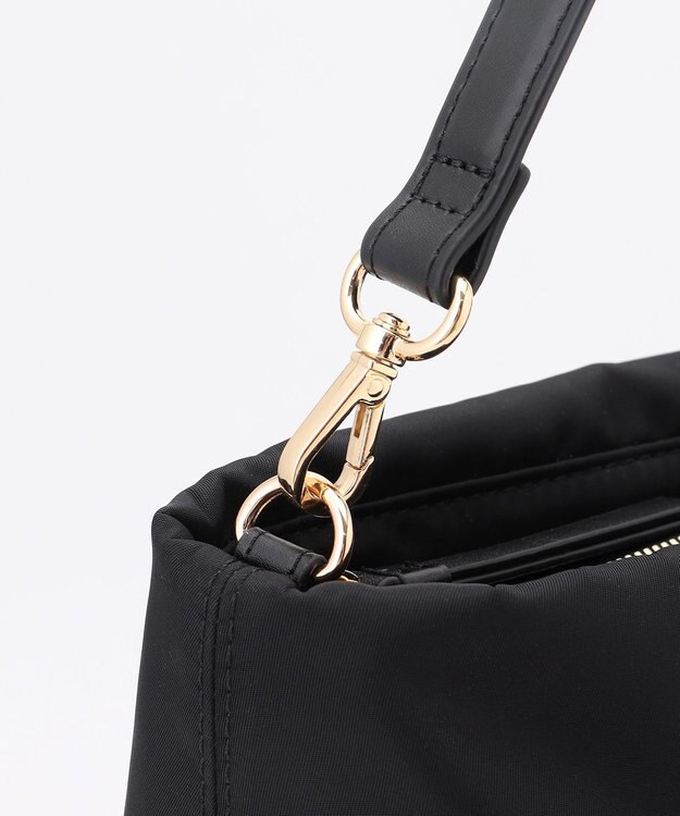 LA BAGAGERIE ダブルフロントポケット2WAYビッグショルダー ブラック