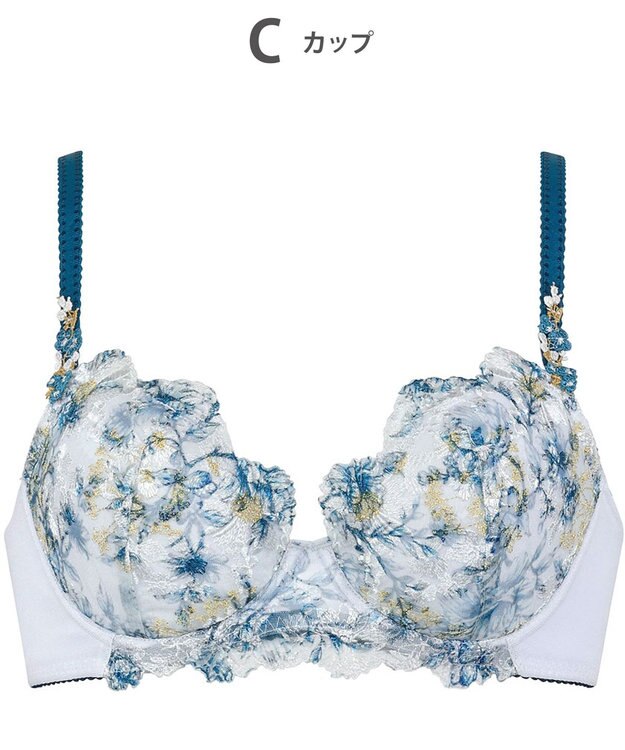 Wing ブラジャー Wing Lesiage サイドすっきり しっかりフィット 【2850シリーズ】 パッド有 ブラ PB2850 ウイング／ワコール グレー