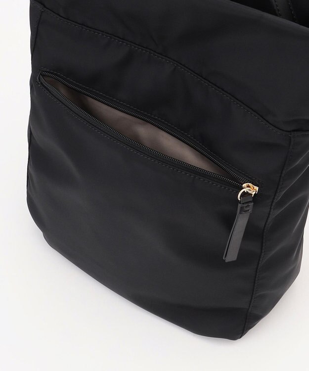 LA BAGAGERIE ダブルフロントポケット2WAYビッグショルダー ブラック