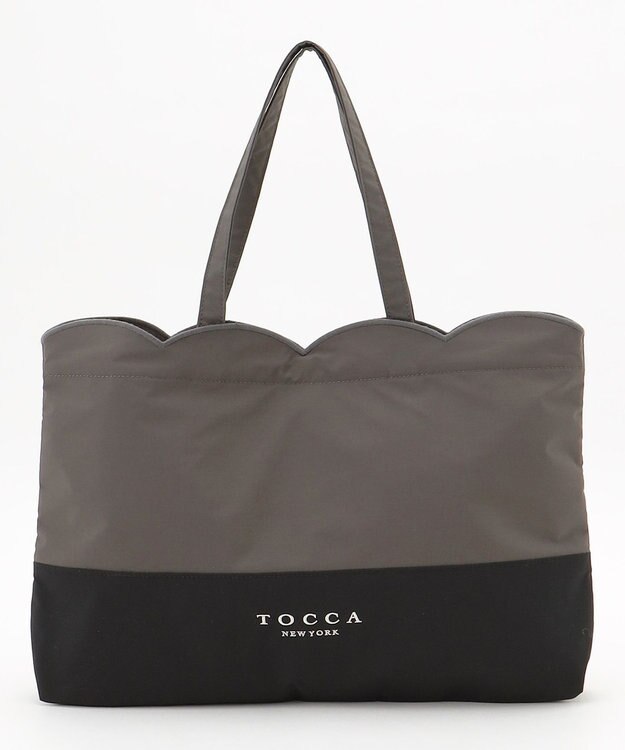 TOCCA 【A4サイズ対応】DEAR EMILY SUBBAG サブバッグ ライトグレー系