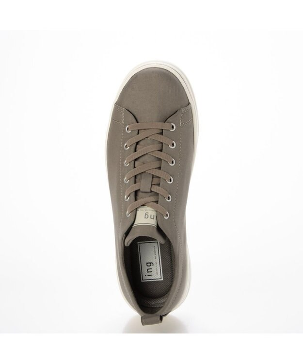 ing <ing>【レイン対応】ローカット厚底スニーカー オーク