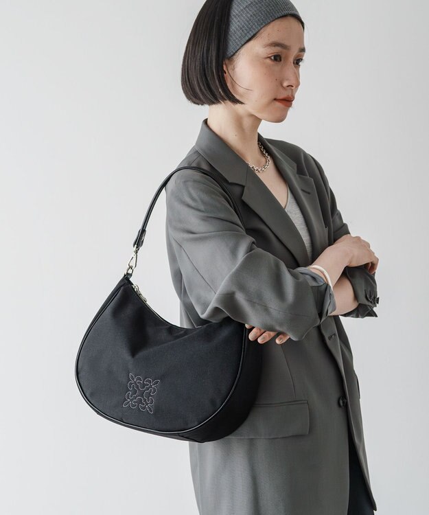 russet ＜360g/撥水性あり＞ コーデュラナイロン2wayショルダーバッグ(CE-1537) Black