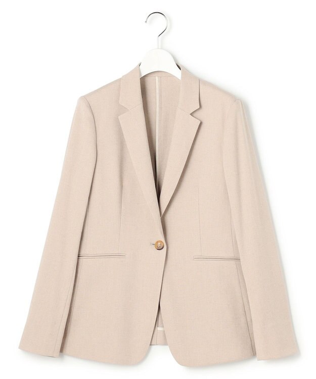 23区 【先行予約】アイアスマットストレッチ テーラードジャケット ベージュ系