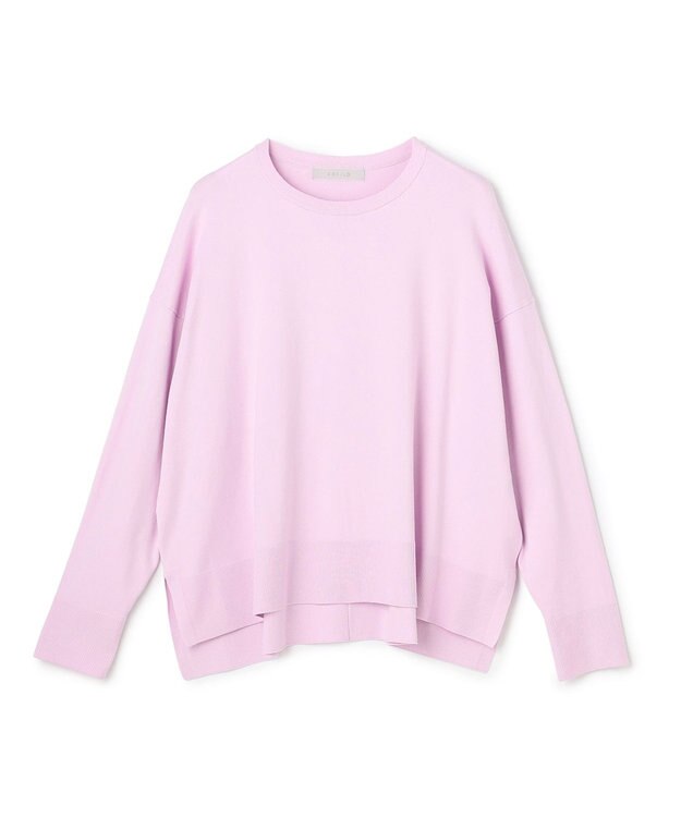 UNFILO 【リピート率の高さが魅力！毎シーズン大好評】マイビューティニット クルーネック ライラック