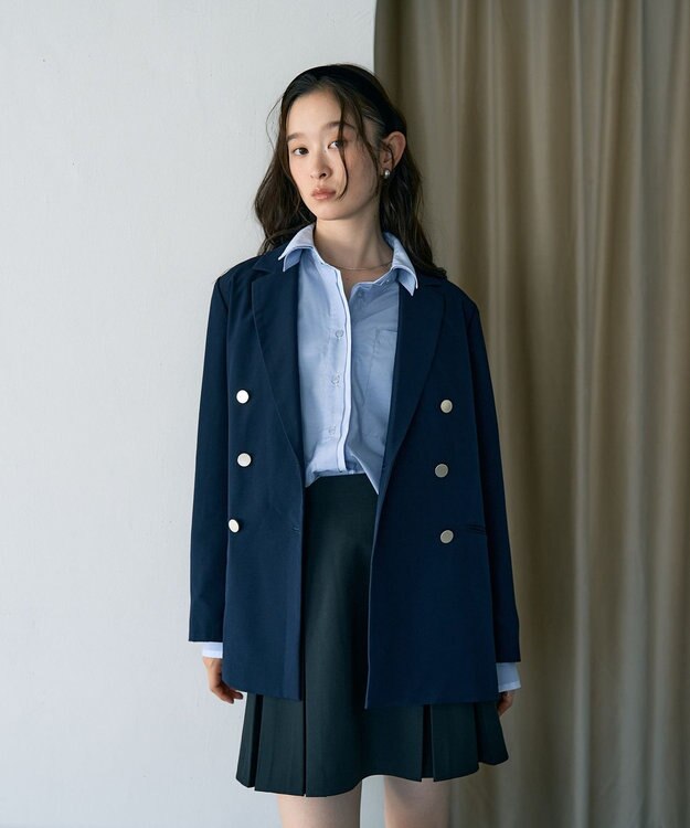 earth music&ecology テーラードジャケット Navy